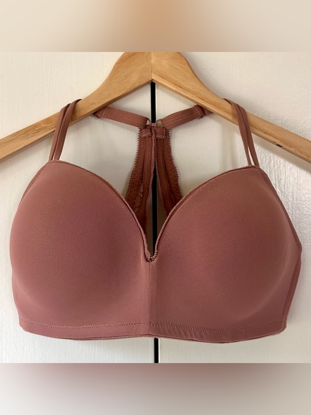 aerie Mauve Pink Convertible Racerback T-Shirt Bra